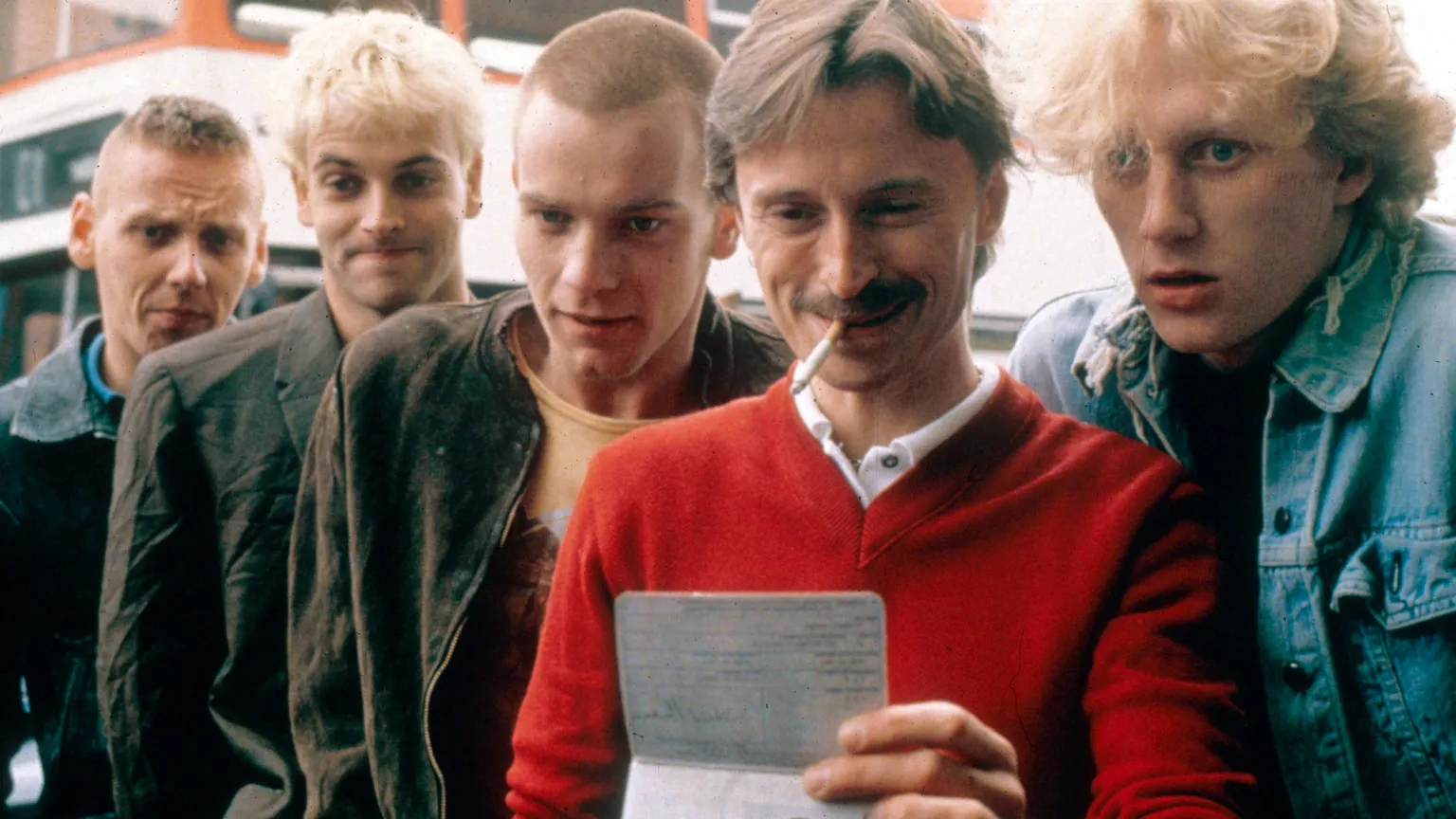 The main cast of Trainspotting.