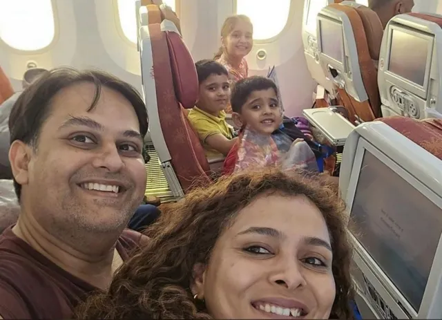 Dr. Prateek Joshi and his family, victims of the Air India crash.