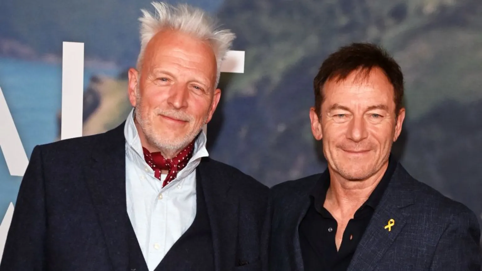 Moth Winn and Jason Isaacs at The Salt Path UK special screening.