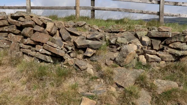 Stones used to make stacks taken from old wall