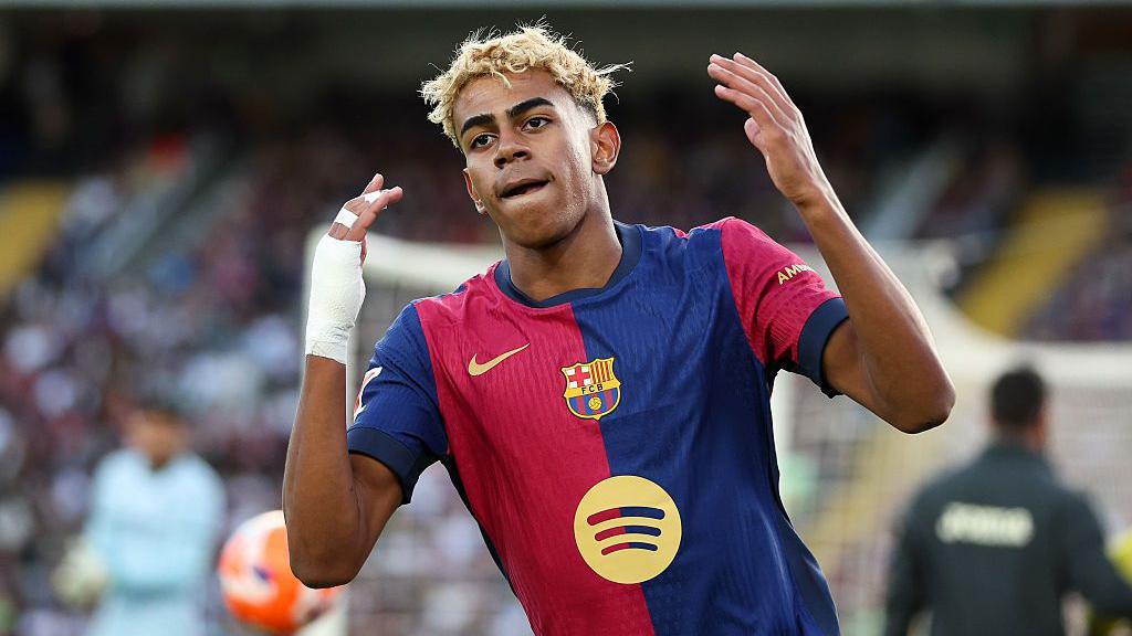 Lamine Yamal scored 18 goals in all competitions for Barcelona last season