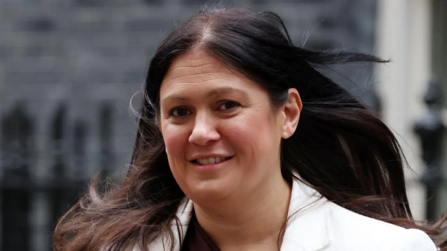 Culture Secretary Lisa Nandy smiles as she looks towards the camera.
