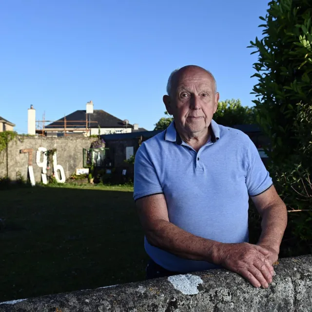 PJ Haverty, pictured at the garden where investigators will begin their excavations