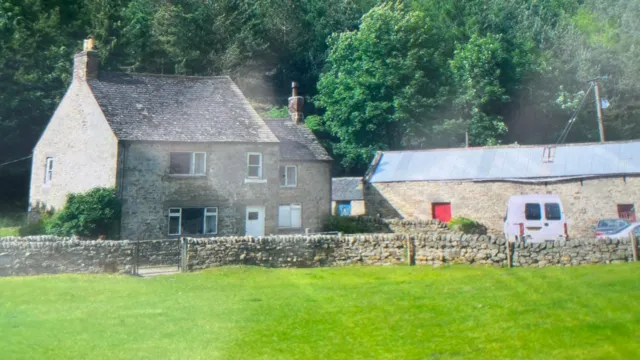 Plankey Mill farmhouse, the former home of Walter Renwick.